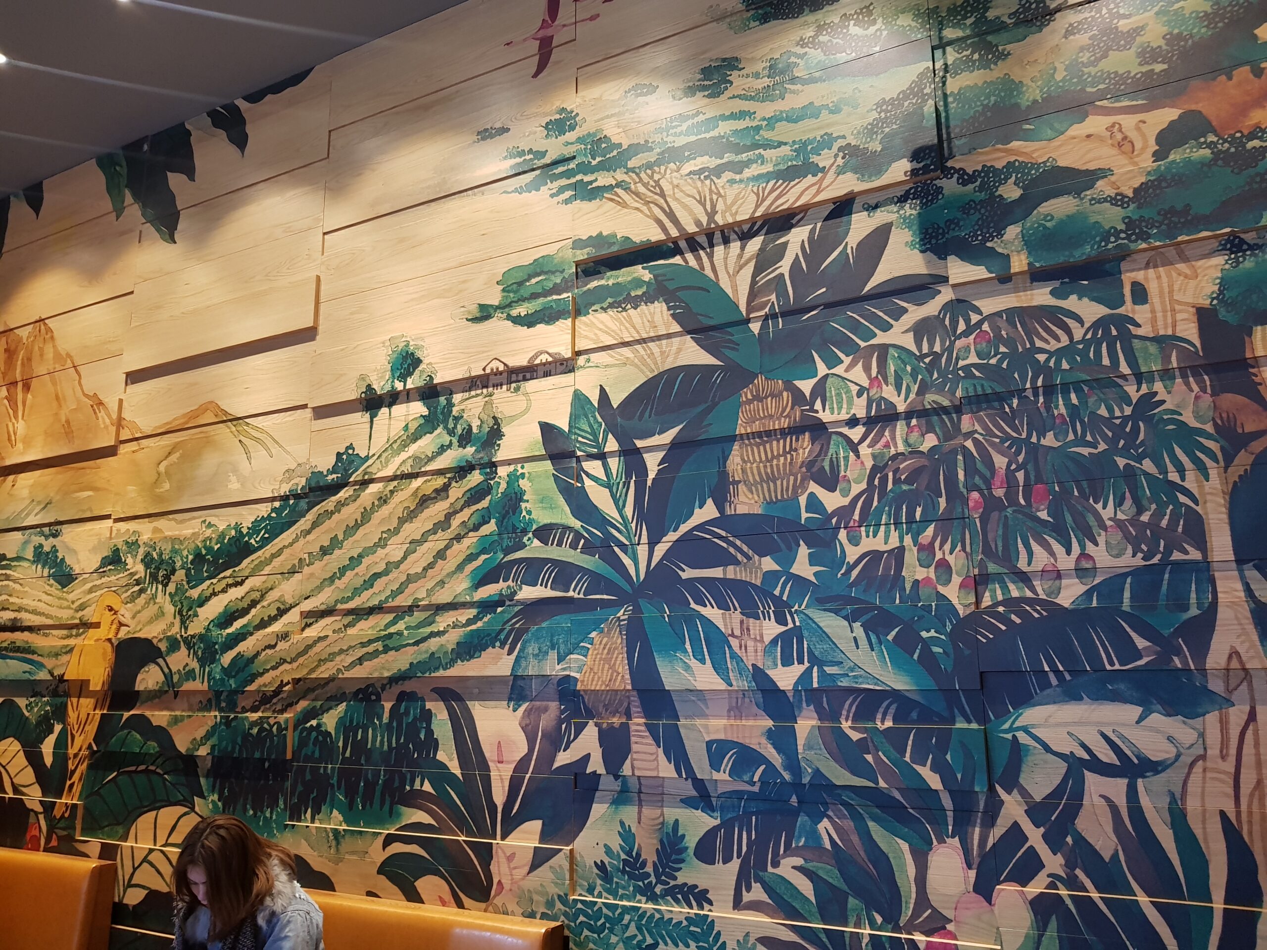 Touch Design restaurant feature wall
