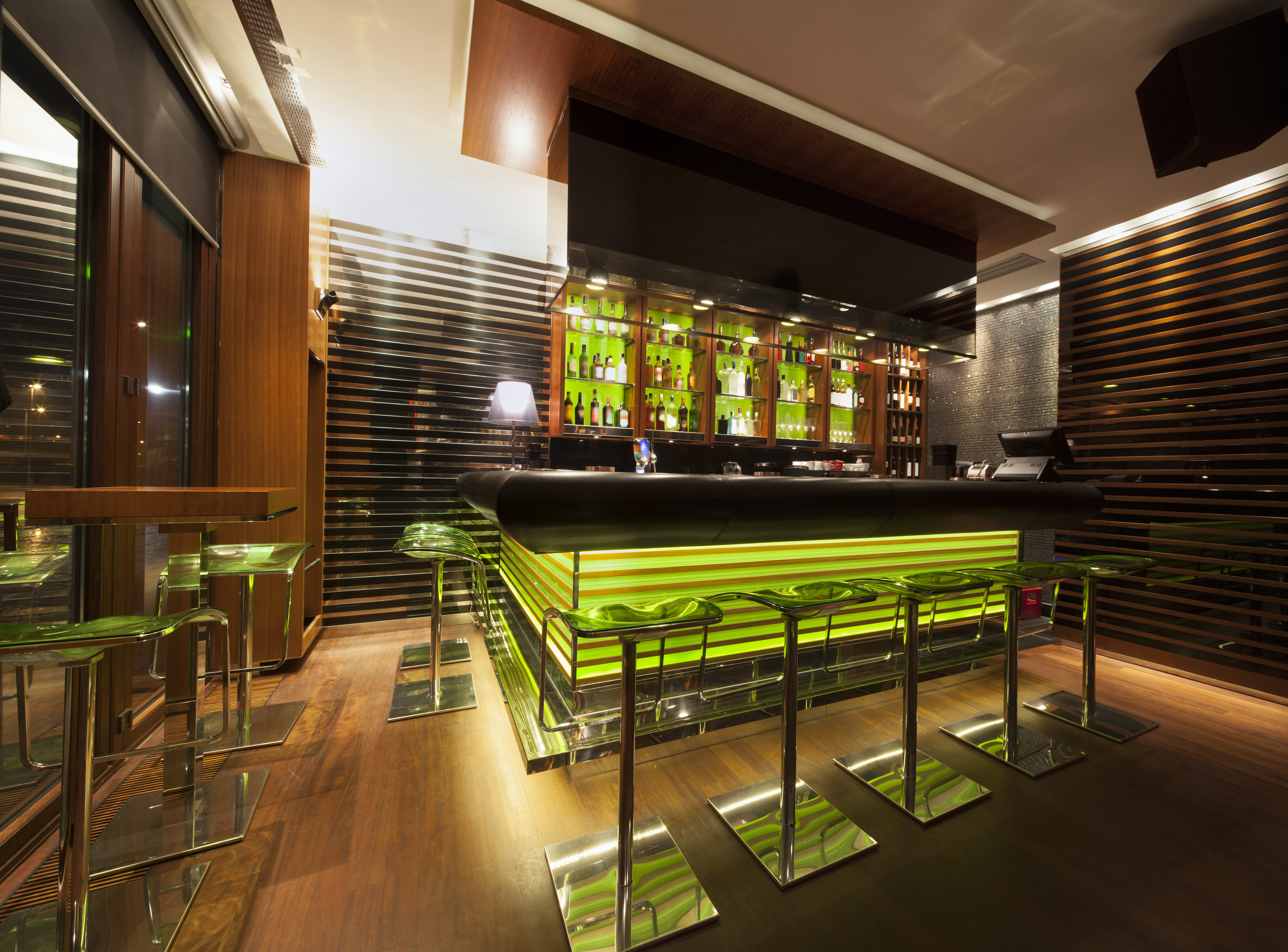 Touch Designs Bar modern bar light up front bar light shelvings display drinks